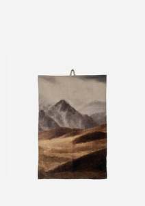 Linen Tea Towels: Central Otago Printed 100% Linen Tea Towel