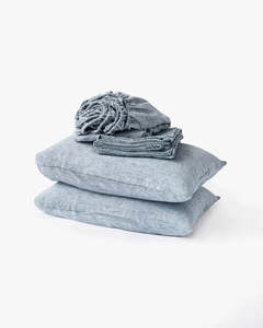 Linen Sheet Set | Coastal Haze