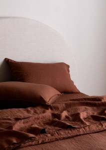 Sheet Sets Linen: Organic French Linen Sheet Set | Cinnamon