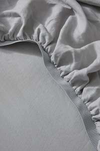 Sheet Sets Linen: French Flax Linen Sheet Set | Dove Grey