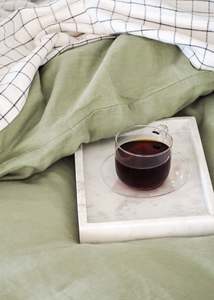 Linen Flat Sheets: Pistachio Linen Flat Sheet