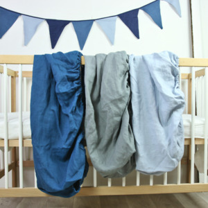 Linen Cot Sheet — For Restful Little Rituals