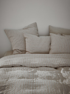 The Align Duvet Cover – Clay Stripe