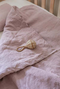 Childrens Bed Linen: Cot Linen Duvet Set | Dusky Pink