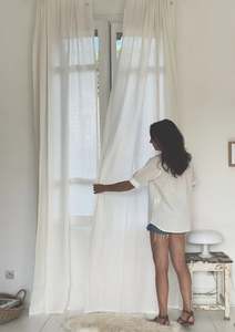 Linen Curtains - Hidden Tab Pocket (200cm wide)