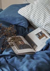 Blue Stripe Linen Pillowcases | Oeko-Tex® certified