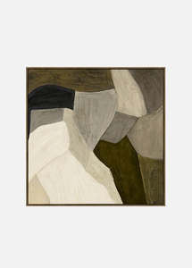 Homewares: Mess Print - Framed Canvas