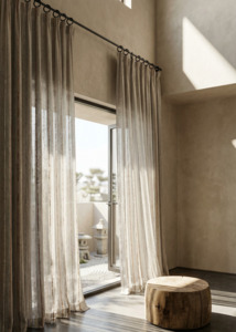 Sheer Linen Curtains | Driftwood