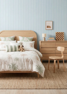 Cotton: Paradise Island Duvet Cover Set | Leaf