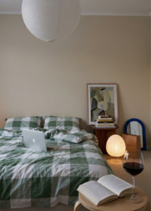 Aelia Duvet Cover Set | Moss