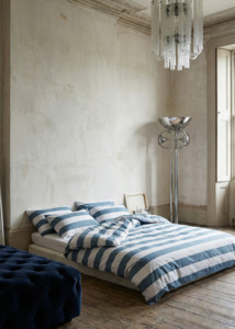 The Cabana Stripes Duvet Cover Set | Blue