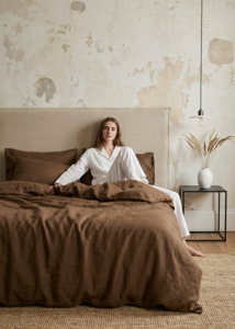 Linen Flat Sheet | Café