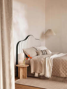 White Natural: Linen & Cotton Valance | Oatmeal