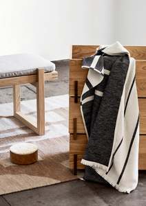 Homewares: Architecture Throw | Black