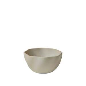 Kitchen: Stoneware Small Bowl | Taupe