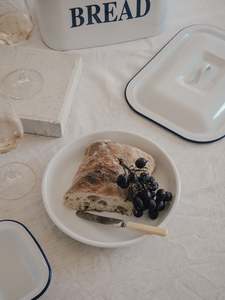 Kitchen: ENAMEL Shallow Serving Dish -30cm