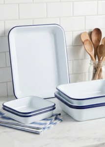 Serveware Trays: ENAMEL Square Dish