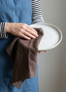 Hand: Linen Tea Towel | Café