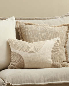 Back In Stock New: Amber Ivory Cushion