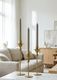 Gold Candleholders | Flower