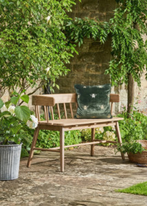 Bee Cushion | Forest Green