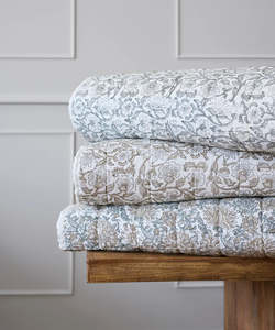 Athena Coverlet in Natural