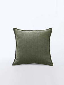 Linen Cushion Olive