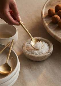 Kitchen: Brass Salt Spoon