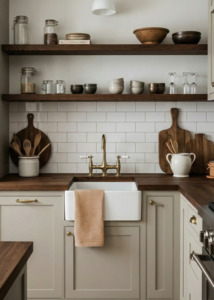 Kitchen: Fawn Stripe Tea Towel - Buy One get One FREE!