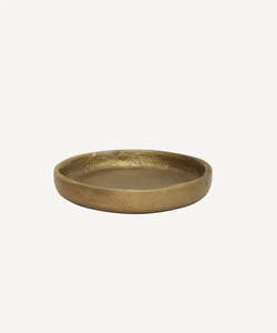 Kitchen: Hand-Forged Brass Plate -10cm
