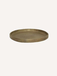 Hand-Forged Brass Plate -20cm