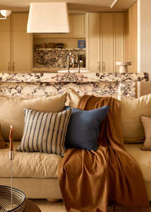 Pure Linen Cushion - Indigo