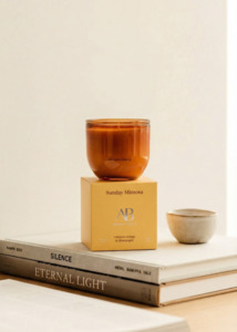 Bathroom: 400gm Candle - Valencia Orange & Champagne