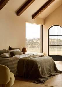Quilts Bed Covers: Velvet Quilt - Khaki