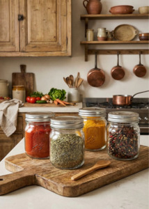 Kitchen: Glass Preserving Jar - 500ml