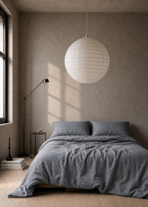 Artisan Linen Pendent - White 60cm