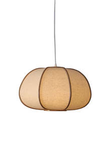 The Japandi Linen Pendant