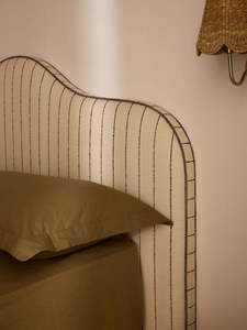 Linen & Cotton Sheet Set - Khaki