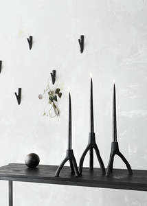 Back In Stock New: Aion Candleholders - Black