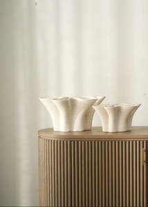 Homewares: Herman Vase -Off White