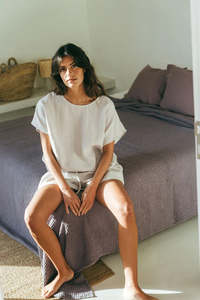 All Womans Fashion: Freya Linen Set |  Cream