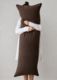 Chocolate Linen Body Pillow | Made In New Zealand