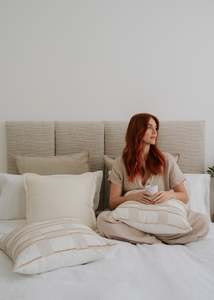 Euros: Euro Cushion Cover | Oatmeal