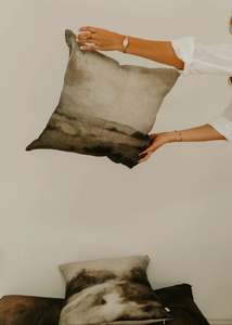 Cushions Throws: Country Linen Cushion - 50cm x 50cm