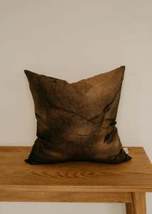 Cushions Throws: Umber Marble Cushion - 50cm x 50cm