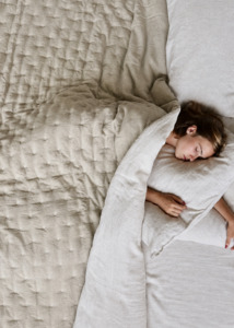 Quilts Bed Covers: Linen Quilt | Natural | Made in Italy