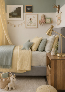 Cotton: Buttercup Meadow Children's Duvet Cover | Pure Flax Linen | Made in New Zealand