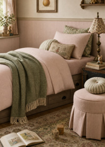 Cotton: Pastel Candy Stripe Duvet | Pure Flax Linen | Made in New Zealand