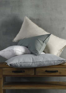 Lodge Size Pillowcases King: Laundered Linen Pillowcases | Lodge Size