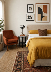 Linen Duvet Cover Set | Citrine